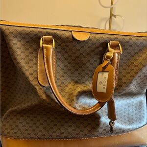 SOLD Authentic vintage monogram Gucci gg travel bag in good used condition